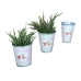 Set de jardiniere Romimex Multicolor Metal 3 Piese