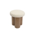 Mesa de apoio Romimex Natural Poliéster Madeira MDF 41 x 42 x 41 cm