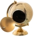 Table clock Alexandra House Living Golden Metal Globe 24 x 20 x 16 cm