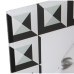 Moldura de Fotos Alexandra House Living Branco Preto Cristal 23 x 1 x 28 cm