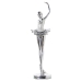 Decoratieve figuren Alexandra House Living Zilverkleurig Acryl Plastic Melamine Ballerina 8 x 7 x 30 cm