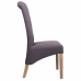 Dining Chair Alexandra House Living Grey 58 x 107 x 44 cm