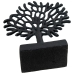 Decoratieve figuren Alexandra House Living Zwart Boomstructuur 17 x 17 x 7 cm