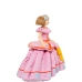 Figura Decorativa Alexandra House Living Menina Cor de Rosa Acrílico Plástico Melamina