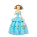 Figura Decorativa Alexandra House Living Menina Celeste Acrílico Plástico Melamina