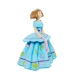 Figura Decorativa Alexandra House Living Menina Celeste Acrílico Plástico Melamina