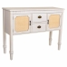 Credenza Alexandra House Living Bianco Rattan Legno di abete 36 x 82 x 108 cm