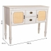 Credenza Alexandra House Living Bianco Rattan Legno di abete 36 x 82 x 108 cm