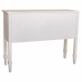 Credenza Alexandra House Living Bianco Rattan Legno di abete 36 x 82 x 108 cm