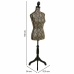 Mannequin Alexandra House Living Golden 37 x 168 x 24 cm