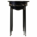 Set of 2 tables Alexandra House Living Black Metal 75 x 75 x 50 cm