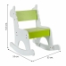 Chaise à bascule Alexandra House Living Blanc Vert Bois MDF 33 x 55 x 51,5 cm Enfant Girafe