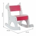 Chaise à bascule Alexandra House Living Blanc Rouge Bois MDF 33 x 55 x 51,5 cm Enfant Girafe