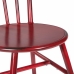 Sedia da Sala da Pranzo Alexandra House Living Vintage Rosso 48 x 87 x 44 cm