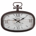 Orologio da Parete Alexandra House Living Bianco Marrone Metallo 45 x 2 x 40 cm