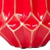 Vase Alexandra House Living Red Metal Ceramic Crystal 19 x 35 x 19 cm