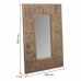 Wall mirror Alexandra House Living White 10 x 114 x 73 cm Rectangular