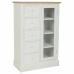 Komoda Alexandra House Living Bel Naraven Les pavlovnije Les MDF 35 x 110 x 72 cm