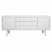 Cassettiera multiuso Alexandra House Living Bianco Legno di abete Legno MDF 43 x 58 x 136 cm