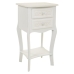 Nightstand Alexandra House Living White Cream 31 x 71 x 38 cm