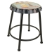 Banqueta Alexandra House Living Metal Ferro 35 x 46 x 35 cm