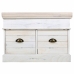 Storage chest with seat Alexandra House Living White Paolownia wood MDF Wood 35 x 50 x 70 cm