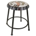 Banqueta Alexandra House Living Metal Ferro 35 x 46 x 35 cm