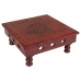 Mesa de Centro Alexandra House Living Vermelho 33 x 14 x 33 cm