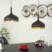 Loftslampe Alexandra House Living Sort Kobber