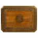 Mesa de Cabeceira Alexandra House Living Dourado 28 x 61 x 38 cm