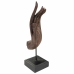 Decoratieve figuren Alexandra House Living Bruin Zwart Metaal Polyresin Hand 12 x 43 x 17 cm