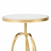 Mesa de apoio Alexandra House Living Ouro Vidro Madeira MDF 35 x 61 x 35 cm