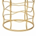 Stool Alexandra House Living Gold Metal Sponge MDF Wood Fabric 36 x 46 x 36 cm