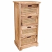 Schubladenschrank Alexandra House Living Rohrstock Paulonia-Holz 29 x 75 x 35 cm