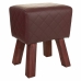 Stool Alexandra House Living PVC MDF Wood 30 x 47 x 36 cm