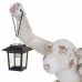 Figura Decorativa Alexandra House Living Branco Magnésio Macaco 35 x 58 x 36 cm