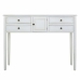 Hall Table with Drawers Alexandra House Living White Fir wood MDF Wood 36 x 92 x 120 cm