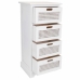 Komoda Alexandra House Living Bela Trs Les pavlovnije Les MDF 29 x 75 x 35 cm