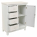 Hall de Entrada Alexandra House Living Branco Creme Metal madeira de pinho Madeira MDF 32 x 84 x 66 cm