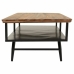 Hoofdtafel Alexandra House Living Bruin Grijs Metaal Mangohout 65 x 44 x 125 cm