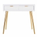 Hall Table with Drawers Alexandra House Living Golden MDF Wood 41 x 78 x 82 cm