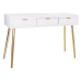 Hall Table with Drawers Alexandra House Living Golden MDF Wood 41 x 78 x 120 cm