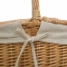 Cesta de Picnic Alexandra House Living Mimbre Madera de sauce 32 x 37 x 41 cm Natural