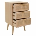 Comodino Alexandra House Living Naturale 71 x 36 x 42 cm