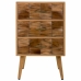 Cajonera Alexandra House Living Natural Madera de Paulonia 75 x 38 x 45 cm