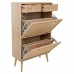 Shoe cupboard Alexandra House Living Natural Grille 120 x 32 x 70 cm