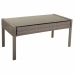 Conjunto de Mesa con 2 Sillones Alexandra House Living Gris 4 Piezas