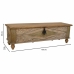 Baule Alexandra House Living Ottone Legno di mango 45 x 46 x 150 cm