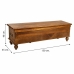 Baule Alexandra House Living Ottone Legno di mango 45 x 46 x 150 cm