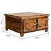 Hoofdtafel Alexandra House Living Bruin Hout 85 x 45 x 85 cm